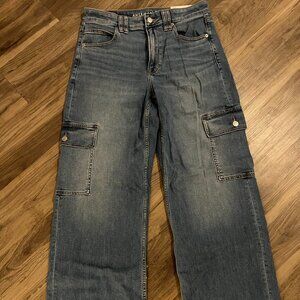 American Eagle Baggy Wide Leg Jeans